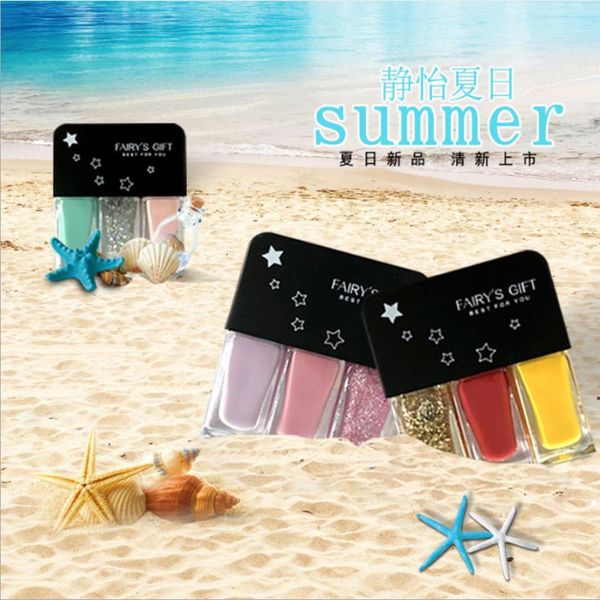

nail polish no baking 3pcs/set set triplet oil can not peel quick drying waterproof