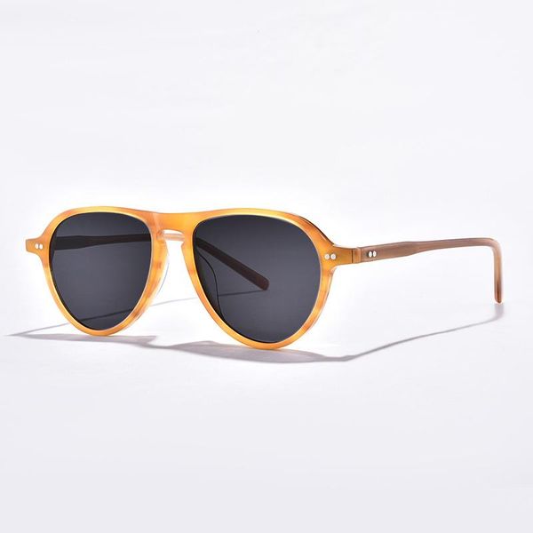 

sunglasses fashion pilot outdoor driving polarized for men women retro acetate transparent sun glasses with uv400 lenses, White;black
