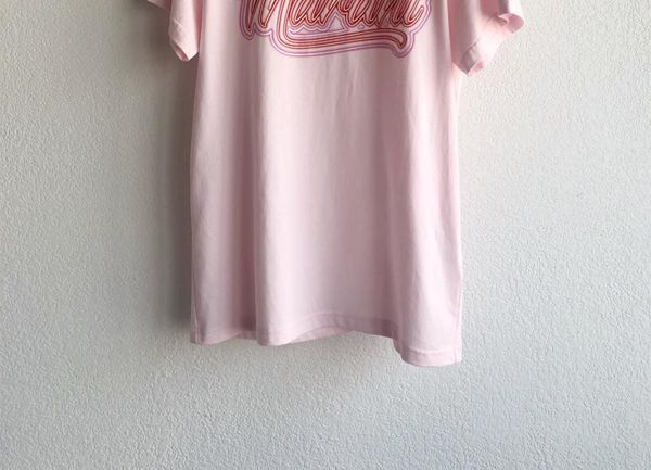

women's t-shirt 2021 summer letter print white pink black short sleeve o-neck loose