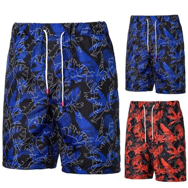 

men's shorts mens swimming board swim trunks swimwear beach holiday hawaiian, White;black