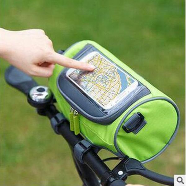 

storage bags 2021 bicycle handlebar charter head touch screen mobile phone mountain bike accessories ride my stuff organizer bag