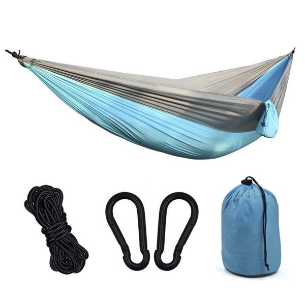 

outdoor camping hammock parachute cloth 260 * 140 single camping hammock
