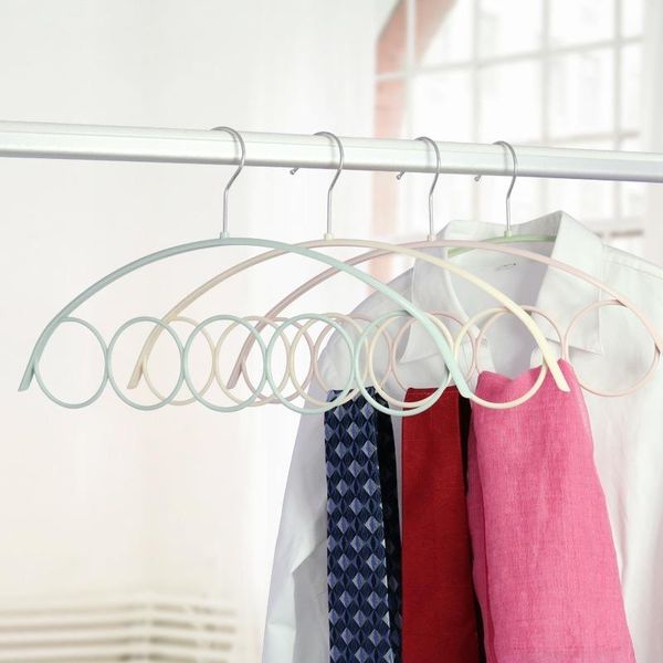 

hangers & racks 2pcs/lot kacuyelin scarf hanger pp material for scarves plastic circles organizer neck tie and belt