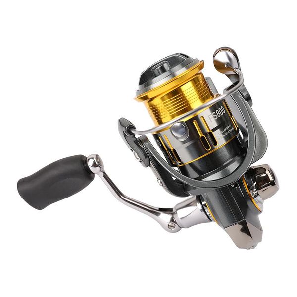 

baitcasting reels tsurinoya fs800 1000 2000 stainless shallow spool ultra-light 8+1bearing lure spinning reel fishing