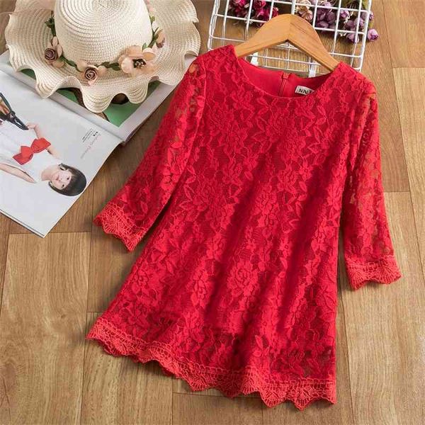 

classic autumn spring girls dress lace princess dress fluffy cake smash dress kids baby long sleeve dresses clothes children clothing, Red;yellow