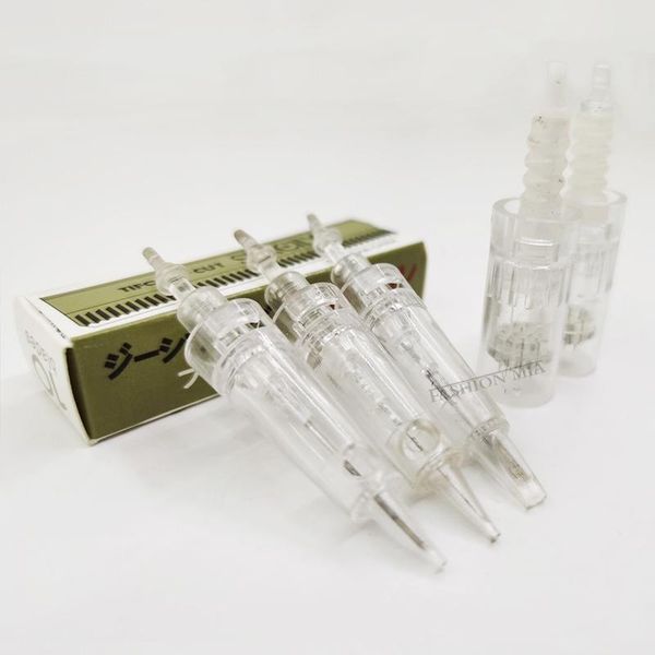 

tattoo needles 10pcs microblading cartridge disposable sterilized bayonet needle for pmu permanent makeup machine eyebrow