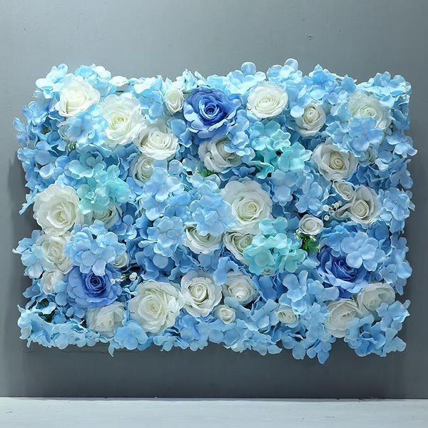 

decorative flowers & wreaths flower wall panel silk rose peony hydrangea artificial for home wedding backdrop decoration balcony el decor