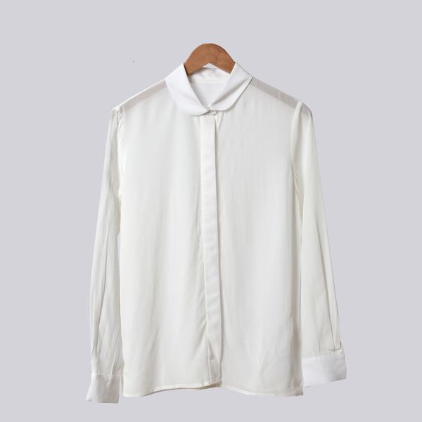 

2021 new novo 100% viscose escritrio senhoras blusa branca turn-down colllar camisas da moda roupas femininas e4rb, Black