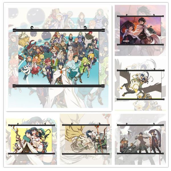 

paintings log horizon akatsuki shiroe anime manga hd print wall poster scroll