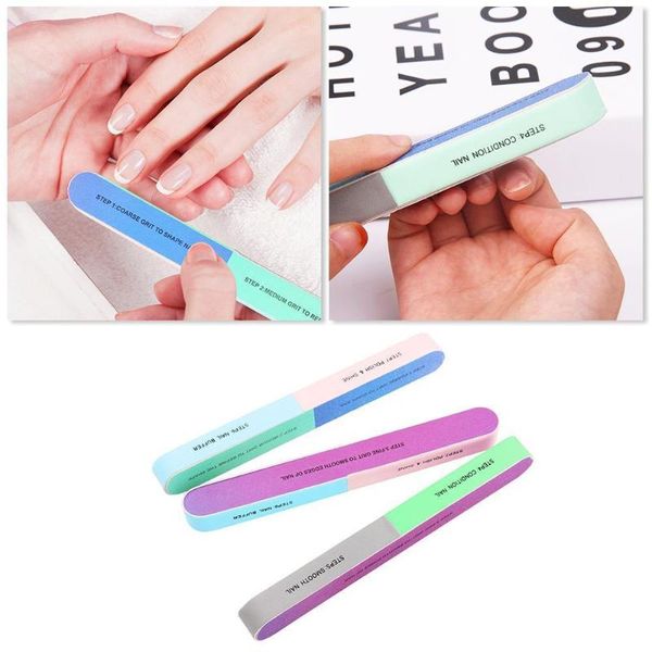 

nail files 1pcs file six-sided polishing tool creative art printing finishing professional san q6z2
