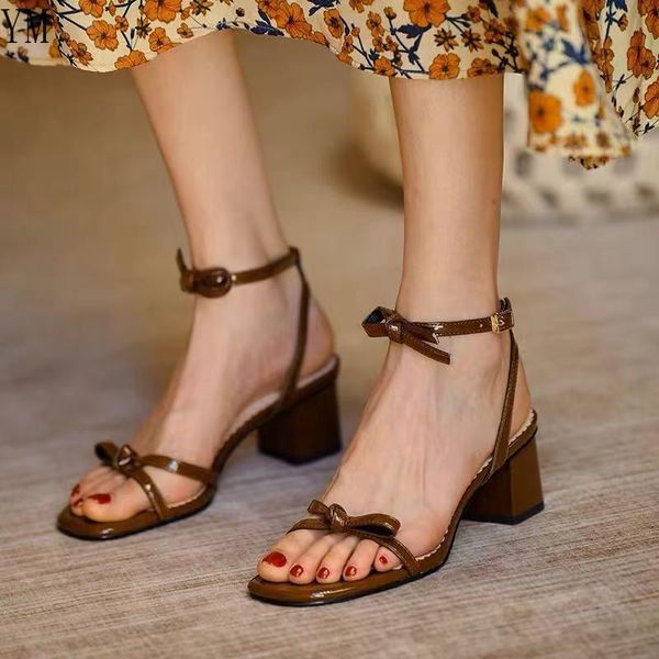 

sandals 2021 fashion summer women high heels peep toe buckle strap zapatos solid color de mujer sadalias femininas 34-39, Black