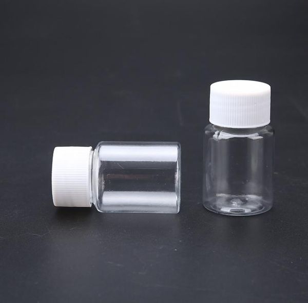 Acquista Flaconi Di Imballaggio Piccoli In Plastica Trasparente Da 30 Ml Flacone Per Capsule Di Pillole Con Tappo A Vite