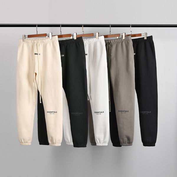 

2021 autumn winter new collection fog essentials sweatpants women hiphop fleeces cotton casual track pants men i0na, Black