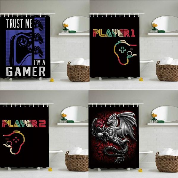 

shower curtains multi-pattern bathroom curtain set sets fabric waterproof