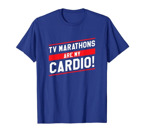 

Funny Running Quote TV Marathons Are My Cardio, Runner' T-Shirt, Mainly pictures