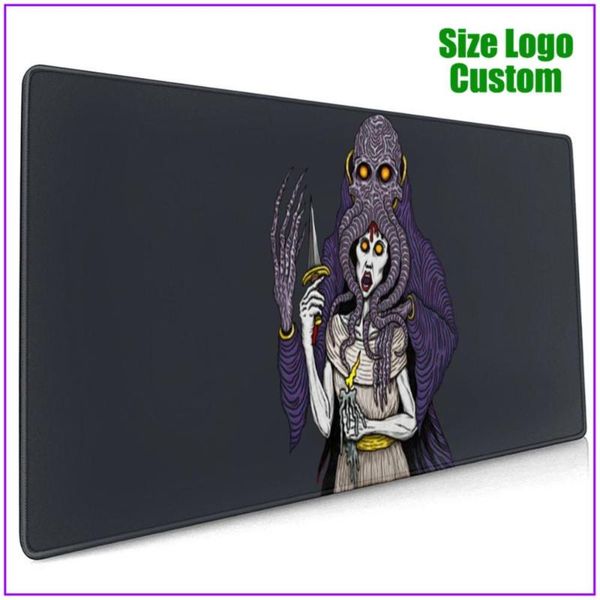 

mouse pads & wrist rests bad mf azhmodai gygax lovecraft dnd cthulhu mind flayer illithid d20 horror pad with support gel alfombrilla raton