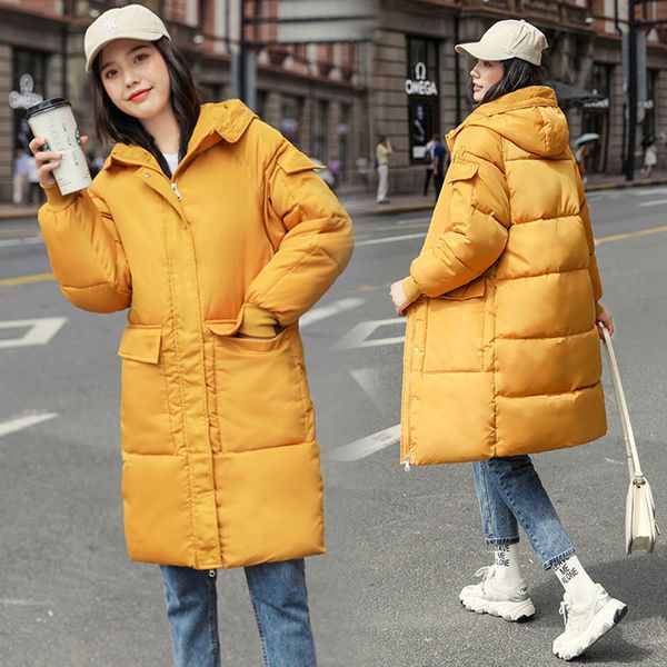 

30 degrees women's hooded parkas jackets winter thick warm women clothes female jacket for women parka winter coat plus size 201014, Black