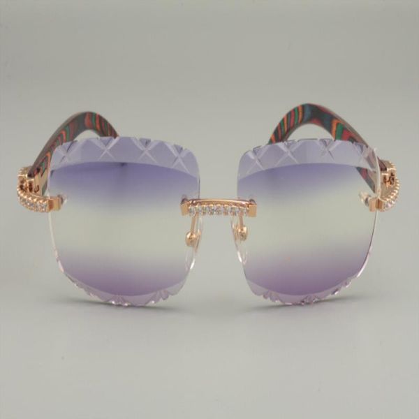 

natural 8300756-b new diamond size: wooden pattern luxury personalized color sunglasses engraving selling lens sunglasses, 56-18-1 weiq, White;black