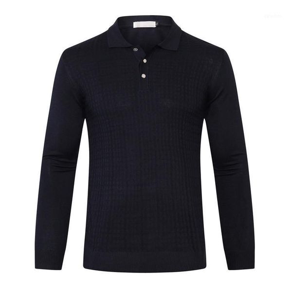 

men's sweaters wool sweater 2021 business long sleeve button printing casual england quality big size -5xl comfortable, White;black
