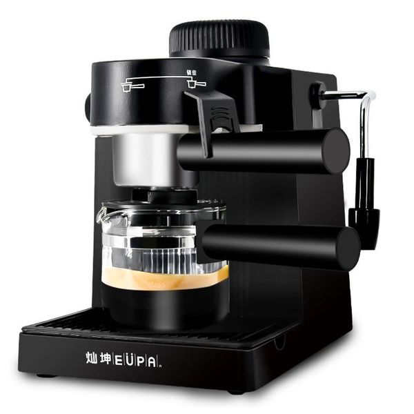 

tsk-183 home espresso mini electric coffee maker full automatic coffee machine steam type of milk foam maker function promotion