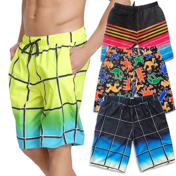 

beach pants men's quick dry summer loose large beach capris casual shorts