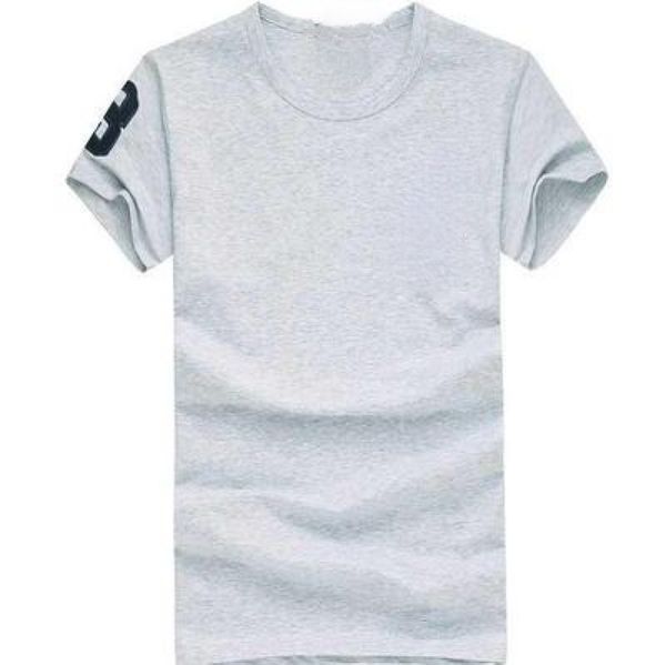 

qulogo1001 round collar classic men's summer spare beach t-shirt, White;black