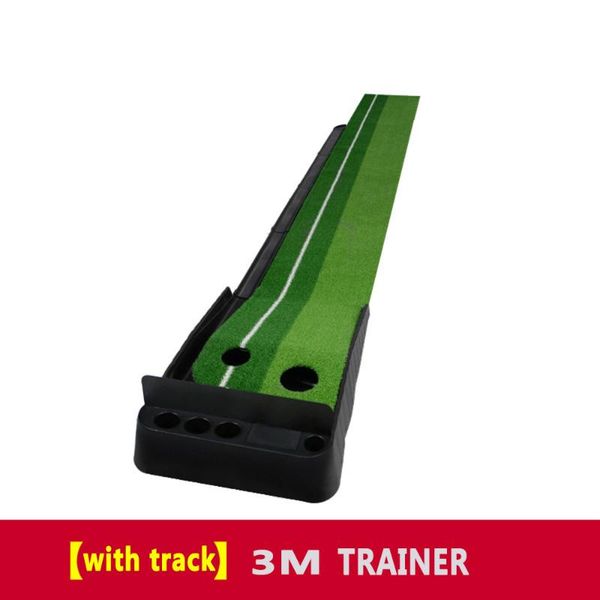

golf training aids indoor putting trainer portable practice mat green putter 2 sizes choose with/without return fairway