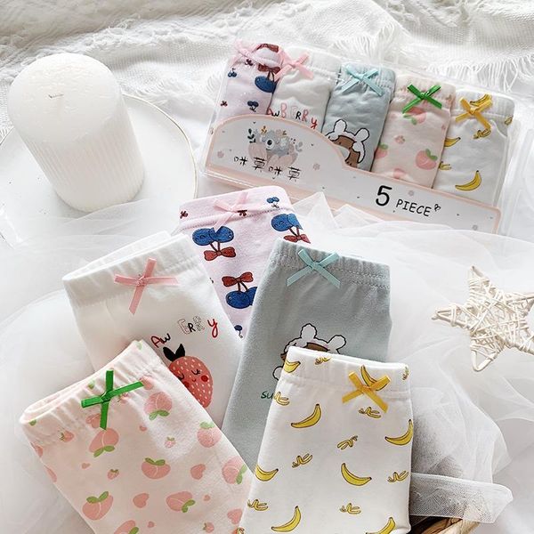 

panties 5pcs/lot girls cotton boxer briefs girl shorts children's kids underwear for 2-14 years gu275, Camo