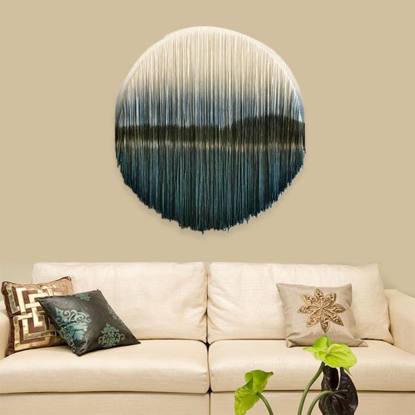 

tapestries nordic mandala lace tapestry boho gradient dream catcher handmade woven banner home hostel bohemian wall decoration