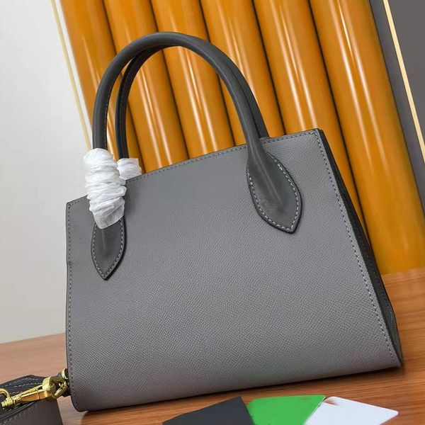 

6-color tote luxury fashion handbag wholesale handbag handbags made of palm print leather perfect custom hardware