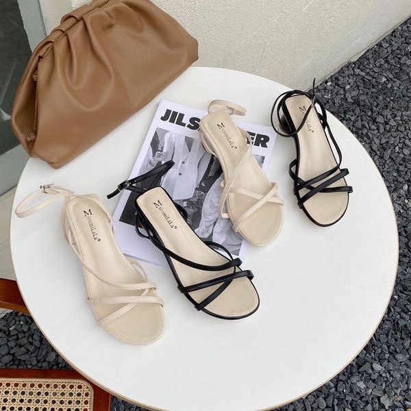 

beige heeled sandals 2021 women's female shoe med espadrilles platform black new girls comfort summer gladiator medium high ela