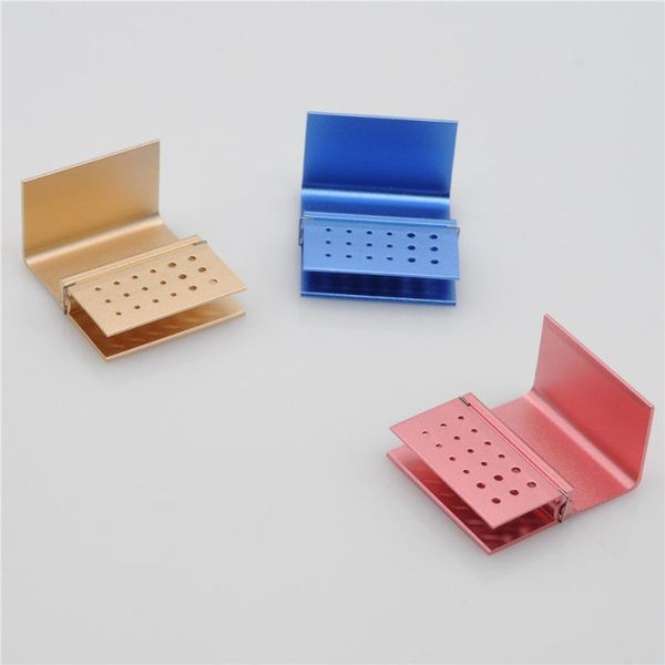 

toothbrush dentistry clinic 18 holes fg/ra high\low speed burs holder block blocks bur cases for dental lab