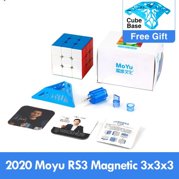 

Newest 2021 Moyu Rs3 m Magnetic 3x3x3 Magic Cube MF3RS3 M 3x3 Magico Cubo RS3M Magnetic Cube 3*3 Speed Puzzle Toys for Children