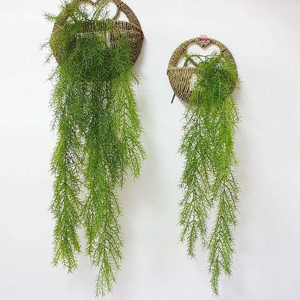 

105cm long 3 branches artificial flower simulation leaf handle pine needles wall hanging vine simulation flower landscape plants
