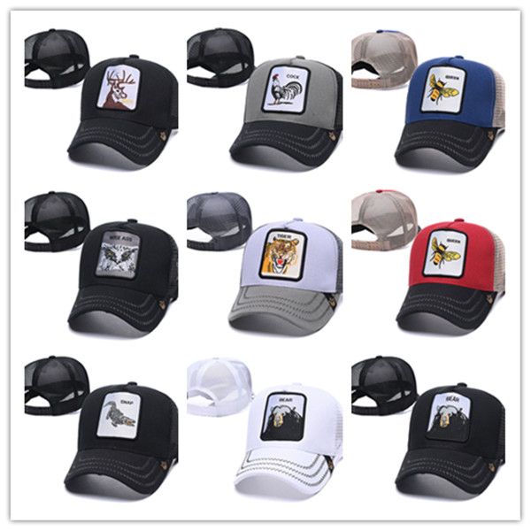 

new fashion animals baseball cap men women caps snapback cap adjustable animal farm cock woodpecker lion women caps, Black;white