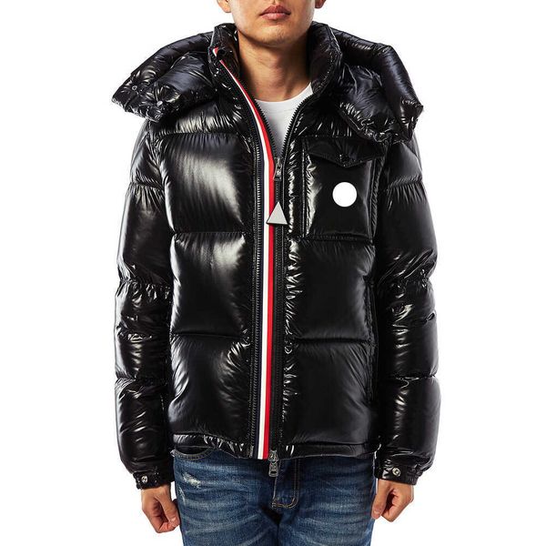 

2022 mens down parkas maya designer embroidered letter womens downs jackets, Black