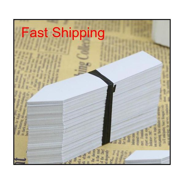 

100pcs/set plastic plant seed label pot marker nursery garden stake label tag 10cm x 2cm qylhez homes2007