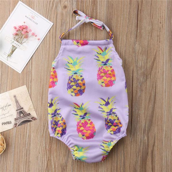 

baby bodysuit children kids girls sleeveless bikini beach one piece swimsuit swimwear born clothes jumpsuit one-pieces, Black