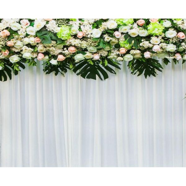 

party decoration nature flower tropical plant white birthday backdrop baby shower room decor po booth studio prop
