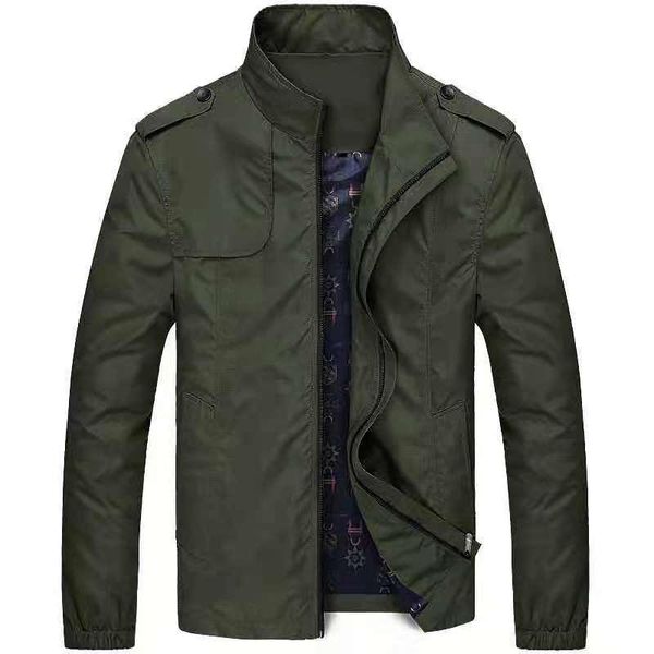 

men's jackets maycaur brand trend fashion oversized bomber jacket casual loose baseball uniform cardigan solid color zipper, Black;brown