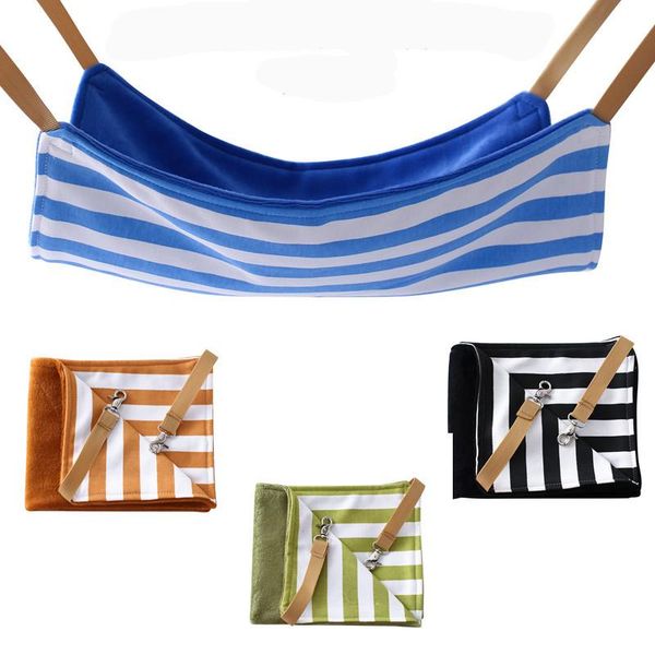 

cat beds & furniture ferret rest stripe quality plush hammock colorful warm both sides use hanging cage mat