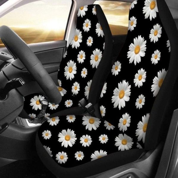 

universal car seat covers daisy print durable high back seat cover set polyester front protector for most car