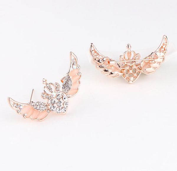 2022 Novo Vintage Rhinestone Brooch Pin Crown Opal Jóias Broche Coradores De Casamento Para O Casamento Nupcial Convite Convite Fato Vestido Pin Presente