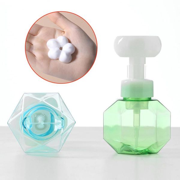 

liquid soap dispenser bottle foaming lotions refillable flower pump head hand sanitizer shower tools