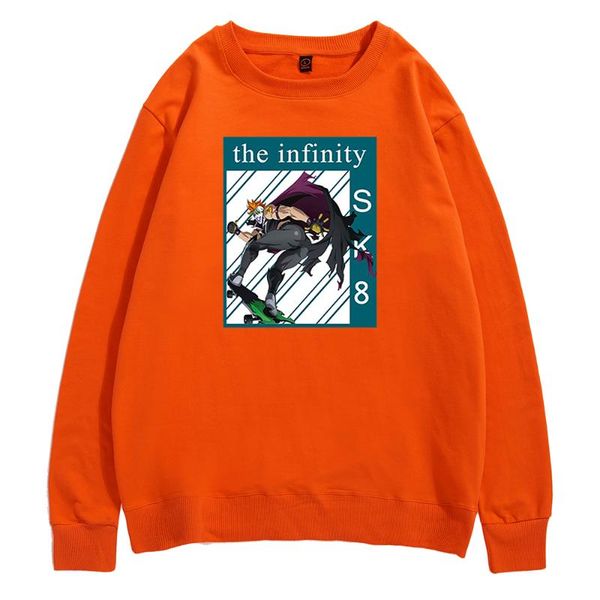 

men's hoodies & sweatshirts skateboard boys shadow men sk8 the infinity japan anime manga hip hop street cotton, Black