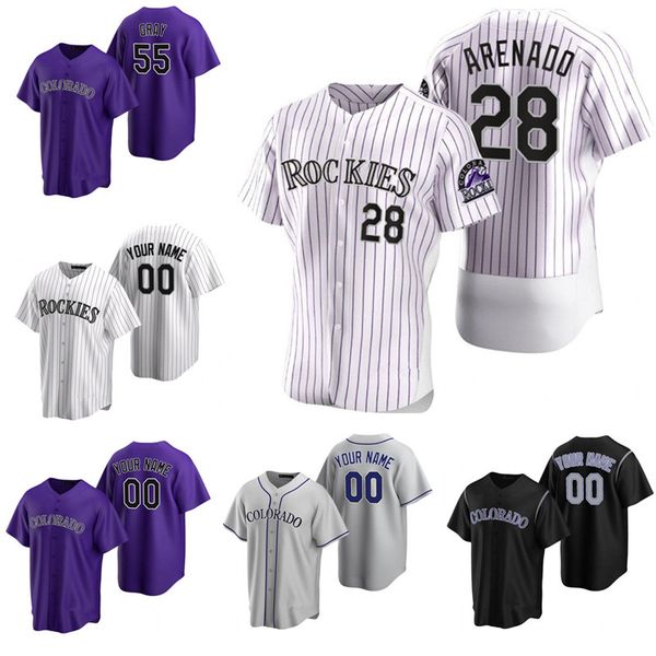 

colorado 2021 rockies jersey charlie blackmon jerseys baseball custom trevor story c.j. cron garrett hampson germÃ¡n mÃ¡rquez antonio senzatel, Blue;black