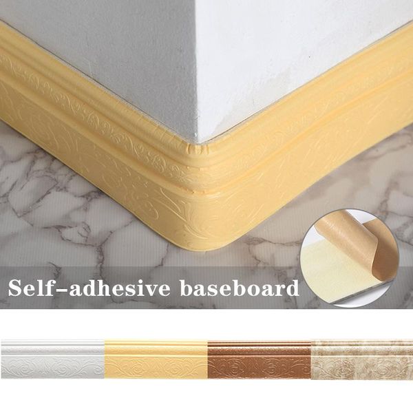 

wallpapers 3d self adhesive wall trim line border stickers waterproof diy home paper decoration for kitchen bathroom simple