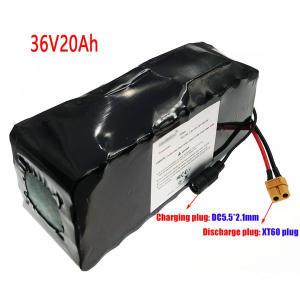 

2020 vakaumus new / 36v 20ah lithium battery for electric vehicle 18650 10s 4p xt60 plug 42v for small motorcycle with 15a bms