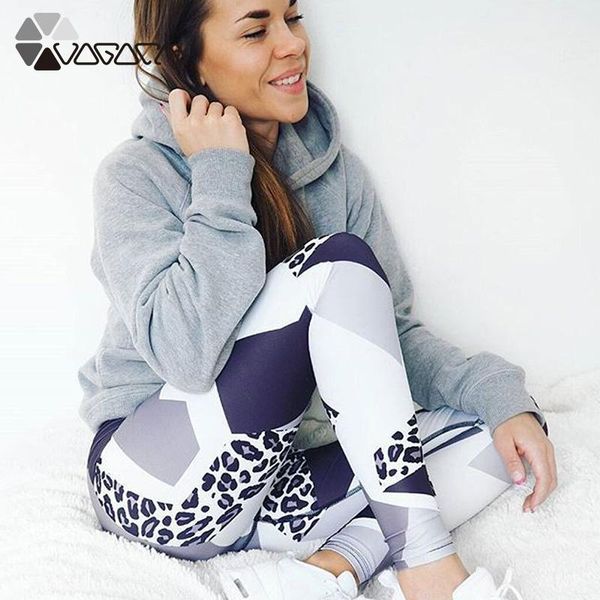 

women's leggings sport pants push up seamless leopard print buttocks elastic gym fitness pantalones workout sportswear female, Black