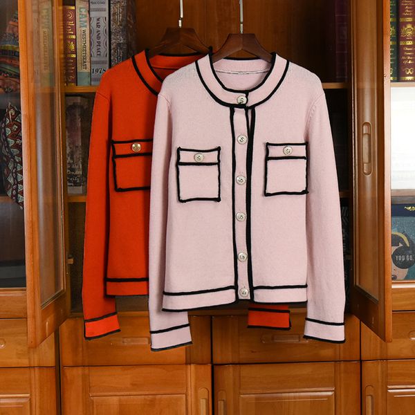 

lÃ£ cashmere listrado malha cardigan macio camisola para a mulher outono inverno designer de luxo roupas femininas elegent, White;black